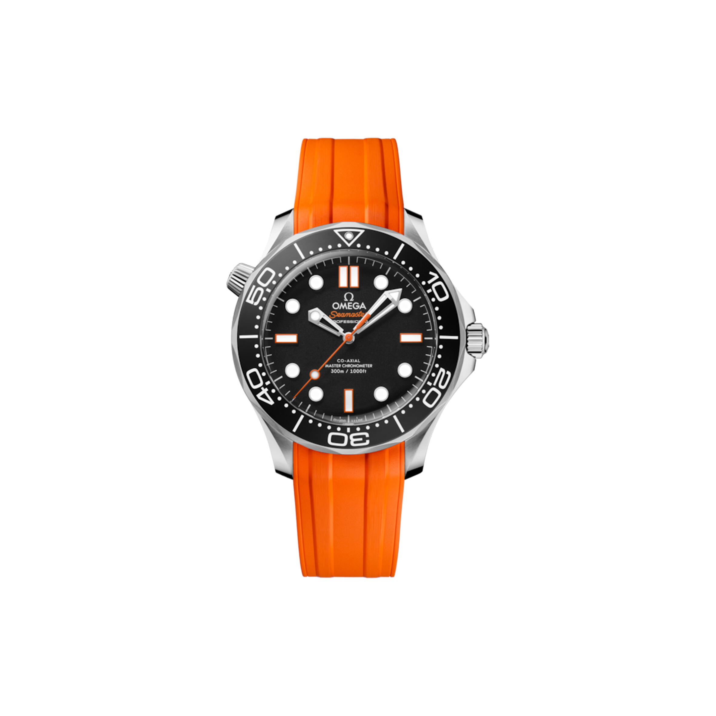 0me*ga haima seriesdiving 300 meters42mm, stainless steel case with rubber strap 210.32.42.20.01.006